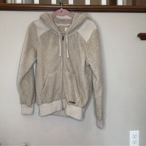Billabong Beige Fleece Jacket size M